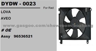 Daewoo Lova Aveo Radiator Fan 96536521