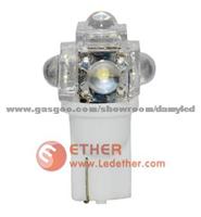 T10 5leds Car Wedge Bulb (E-T10-Wedge-5-Fluxled-W)