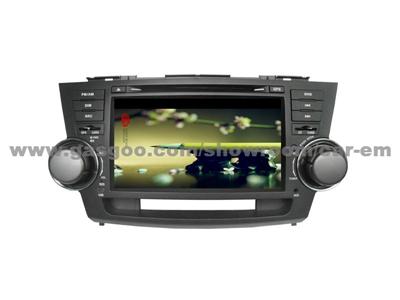 Car DVD Player With GPS For Toyota Highlander