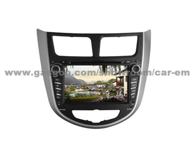 Car DVD Player With GPS For Hyundai Verna