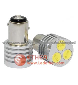 1157 Led Brake Light/ Tail Light Bulb (E-T25-1157-3HP-W)