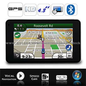 Latest Model 4.3inch GPS Navigator With AV IN 4001