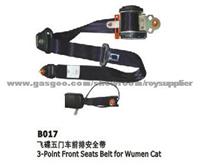 B017 3point Front Safety Seat Belt For Women Cat