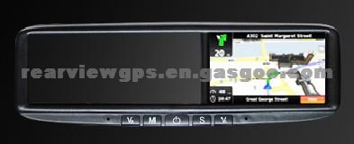 4.3 Inch Car Navigation Rearview Mirror With Parking Sensor CM-043RA For Vw Tourag Eos From 2007 To 2010