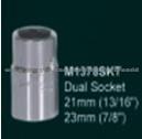 Wall Socket Dual Socket 21mm(13/ 16) & 23mm(7/ 8