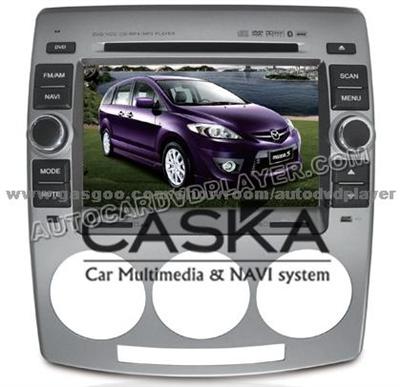 CASKA Special MAZDA 5 Car GPS Navigation DVD Player With Bluethtooth,Ipod,And Digltal Touchscreen CA3665