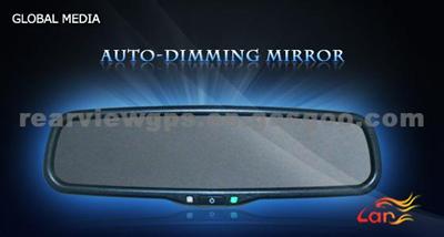 10 Inch Car Mirror Miniotor With Auto-Dimming Car Camera Parking Sensor For Dodge Caravan From 2001 To 2011