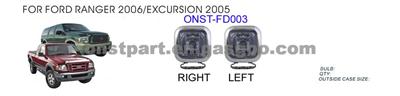 Fog Lamp for FORD RANGER 2006/EXCURSION 2005 ONST-FD003