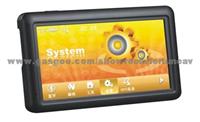 5.0 inch touch screen 16:9 TFT LCD, 800*480 pixels