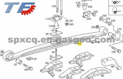 Brand New Leaf Spring BENZ ACTROS 9443200102