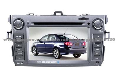 Car DVD Player For Corolla (New) With GPS IPOD BT, HD RDS TV