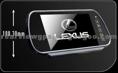 7.0 Inch Rear view Mirror Bk-073MB With LCD Display For Dodge Calier Charger From 2008 To 2011