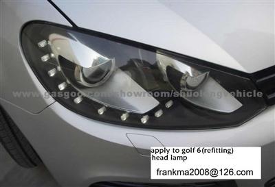 High Quality Golf 6 Led Headlamp
