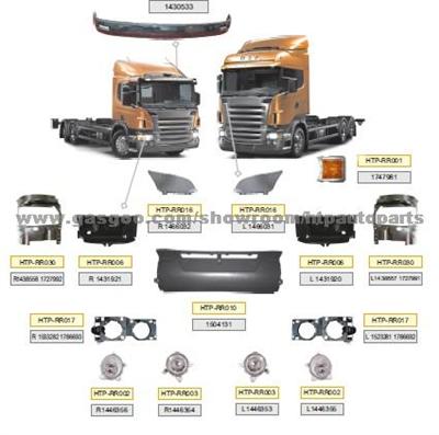 Scania Truck Body Parts And Truck Lights