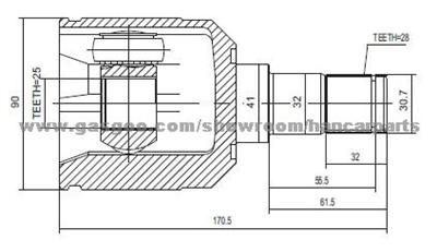 HYUNDAI CV Joint