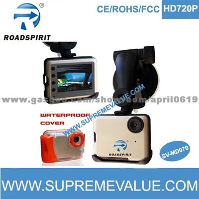 Waterproof Optional Car Black Box DVR HDMI