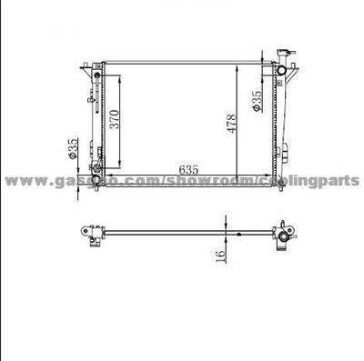 AUTO RADIATOR For HYUNDAI IX35