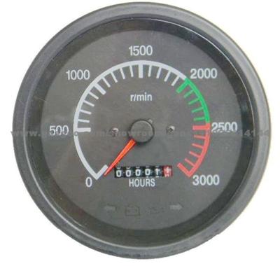 0-3000R/M Tachometer With Clock