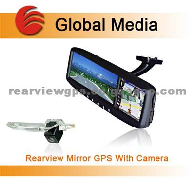 BMW 3.5 Inch /4,3inch Car Rearview Mirror GPS Navigation With Bluetooth/Homelimk/GPS/MP3/MP4