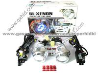 Hid Bi- Xenon Projector Lens Light with Angel Eye - 3 Universal