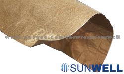 Golden Mica Sheet Reinforced with Tanged Metal