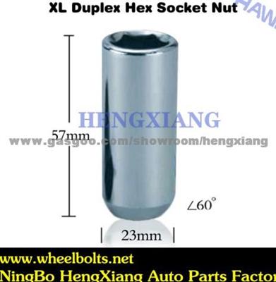 Wheel Socket Nut 260067XL & 260048XL XL Duplex Hex Socket Nut