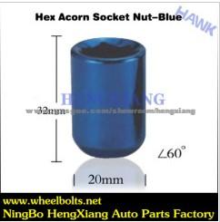 Blue Wheel Nuts 200040BL & 200042BL