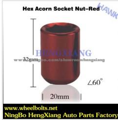 Red Wheel Nuts 200040RD & 200042RD