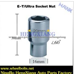 Black Wheel Nuts 210044ET & 210045ET