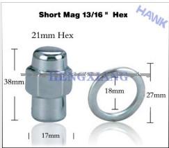 Wheel Nuts Short Mag 13/16