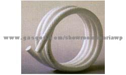 Valve-spindle cord made of pure expanded PTFE