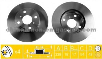 TOYOTA COROLLA BRAKE DISC OE 43512-12440