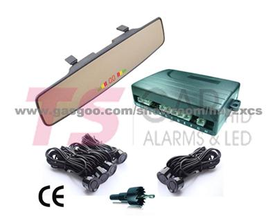 Auto Parking Sensor MODEL: TS-P1567B-E (Internal Voice Rear & Front Mirror LED)