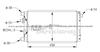 Auto Radiator For Fiat SEICENTO'98-03 1.1MPI 46558704