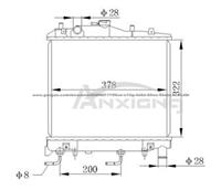 Radiator For KIA PRIDE 180-15-200