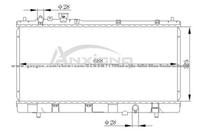 Auto Radiator For Mazda 323'FML'2003 ZL05-15-200