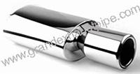 Oval Muffler With Round Outlet