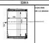 Radiator SCANIA 1442751 1397435