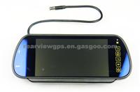 7.0 Inch Special Rearview Mirror Monitor With CCD Program Night Vision Camera And Parking Sensor BK-073MBS For CadilacSRX From 2010 To 2011