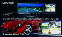 3.5 Inch Special Rearview Mirror Monitor With Gps Navigation And Bluetooth Handfree System CM-035RA For Cadilac DTS From 2008 To 2011