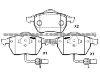 Brake Pad fo AUDI 4B0 698 151 E