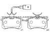 Brake Pad for AUDI  7M3 698 451