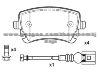 Brake Pad for VOLKSWAGEN 7H0 698 451