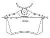 Brake Pad for RENAULT 8E0 698 451 B