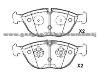 Brake Pad for AUDI 34 11 6 761 246