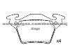 Brake Pad for MERCEDES BENZ  000 421 42 10