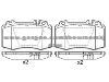 Brake Pad for MERCEDES BENZ  003 420 42 20