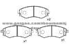 Brake Pad for HYUNDAI 58101-17A00