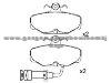 Brake Pad for FORD 1 648 236