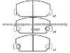 Brake Pad for TOYOTA 04491-20062